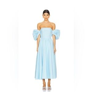 Elliatt Destiny Midi Dress in Ice Blue size XL